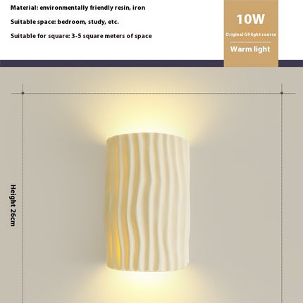 Bedroom Bedside Resin Wall Lamp Ambience Light