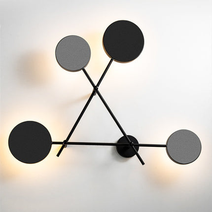 Creative Wall Lamp – Interlocking Disc Modern LED Design | Ikeame