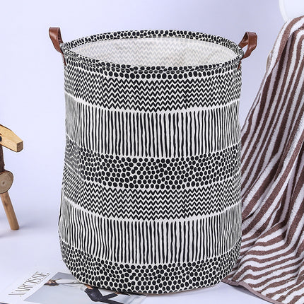 Drum Dirty Clothes Basket Cartoon Toilet Bathroom