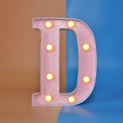 Night Light English Letter Lamp Birthday Party