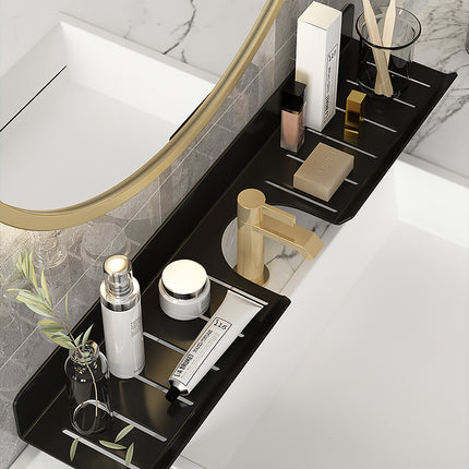 U Shaped Hole Free Bathroom Faucet Rack