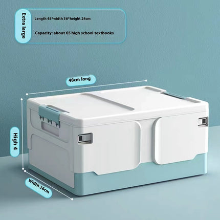 Foldable Storage Box 42L Stackable Plastic Organiser