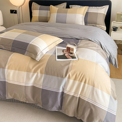 Cotton four-piece cotton quilt cover bed sheet bedding – Trendy & Practical for Daily Living