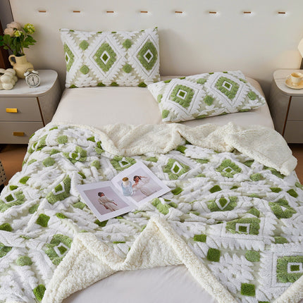 Lambswool Blanket | Bohemian Jacquard Throw