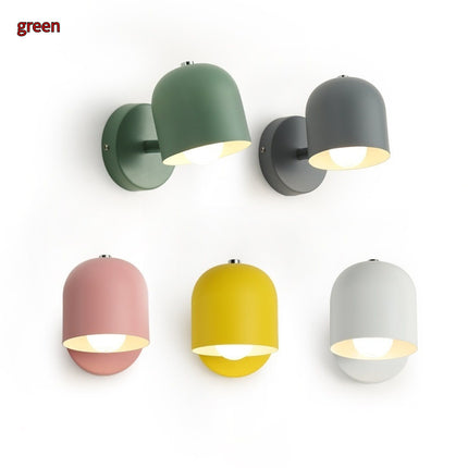 Nordic Macaron Wall Lamp – Simple Modern Wall Light (5 Colours)