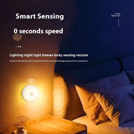 Rechargeable Round LED Wall Lights – Motion Sensor | Long Battery Life