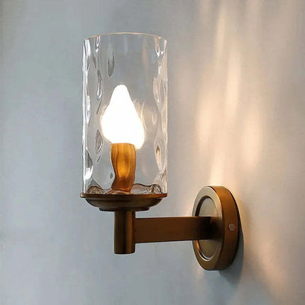 Luxury Copper Wall Lamp – Modern Minimalist LED Light | Ikeame