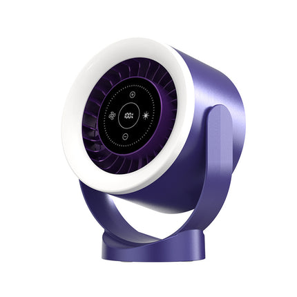 Rechargeable Desk Fan with LED Display | Adjustable Cooling Fan & Light