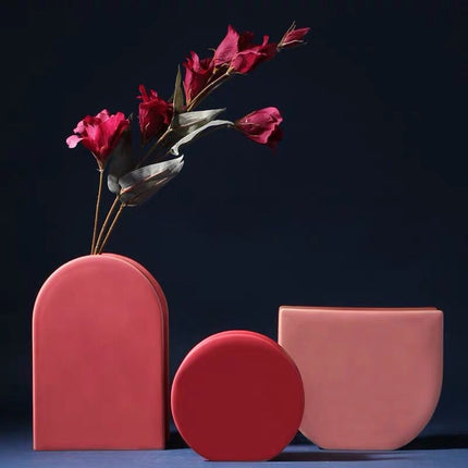 Soft Tone Ceramic Vase | Minimalist Modern Decorative Vase