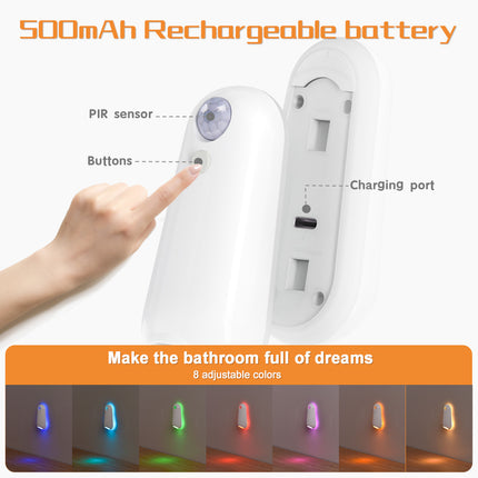 Toilet Induction Seven-Colour Ambience Light – Motion Sensor LED