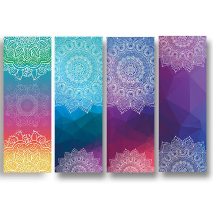 Printed Yoga Towel – Colourful Microfibre Towel | Ikeame