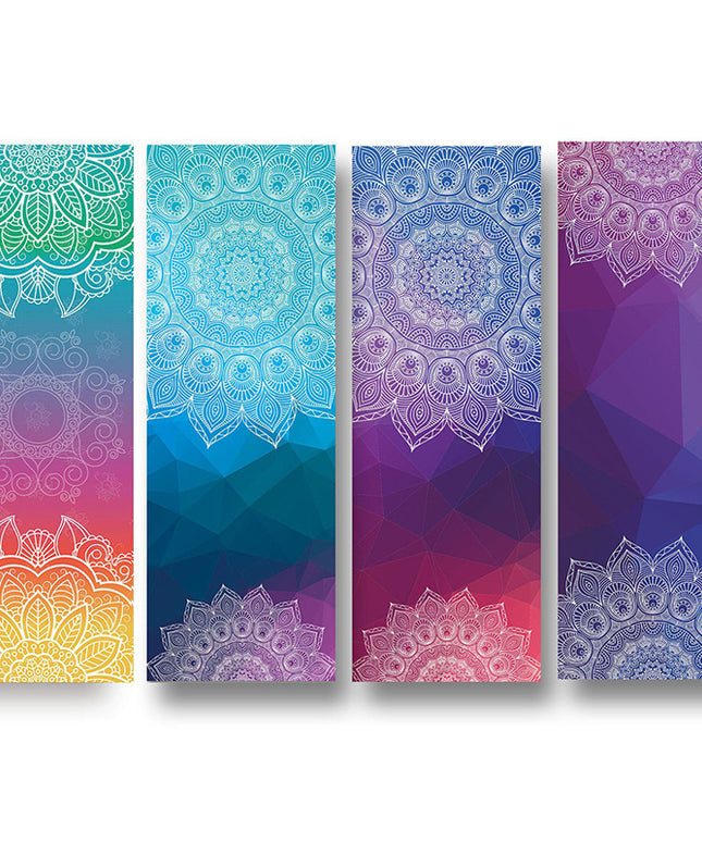 Printed Yoga Towel – Colourful Microfibre Towel | Ikeame