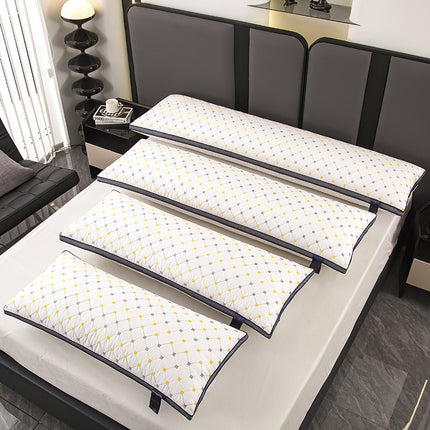 Long Double Pillow | Ergonomic Support Cushion