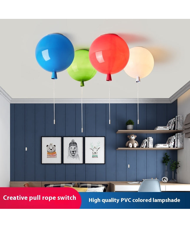 Balloon Shaped Ceiling Light Shade – Colourful Modern LED Acrylic Lamp