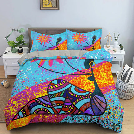 African national bedding suit with pringting – Trendy & Practical for Daily Living