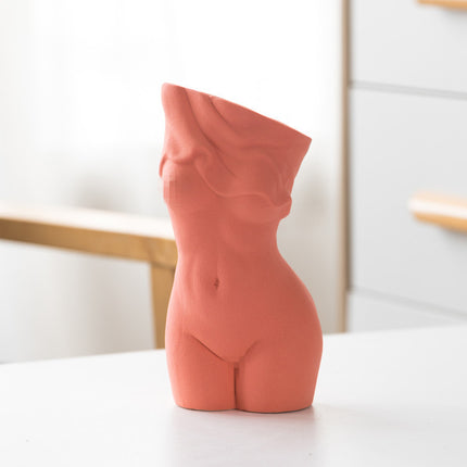 Female Form Ceramic Vase | Sculptural Decorative Home Décor
