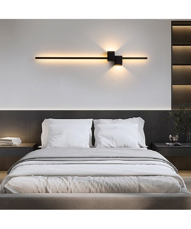New Minimalist Line Wall Lamp Bedroom Bedside Lamp