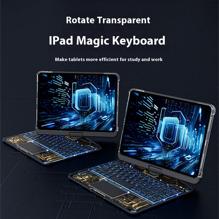 💻✨ 360° Swivel iPad Keyboard Case – Work, Create, Rotate