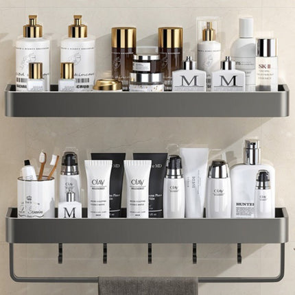 Punch-free Bathroom Storage Rack Bathroom Wall-mounted Storage Rack