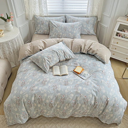 Cotton small floral four-piece set – Trendy & Practical for Daily Living