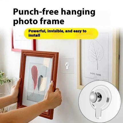 Strong Adhesive Wall Hooks | No-Trace Double Acrylic Hooks – Ikeame