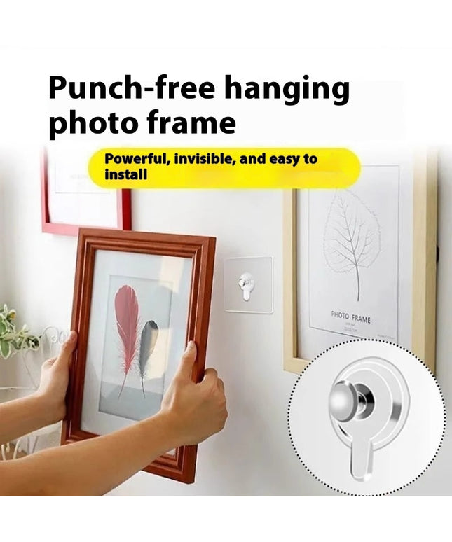 Strong Adhesive Wall Hooks | No-Trace Double Acrylic Hooks – Ikeame