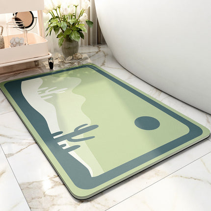 Tech Velvet Bath Mat — Soft, Absorbent, Modern