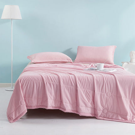 Cooling Ice Silk Quilt | Lightweight Summer Blanket