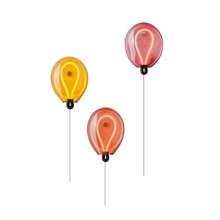 Balloon Shape Background Wall Bulla Wall Lamp Post-modern Designer Bedroom Aisle Stairs Ambience Light