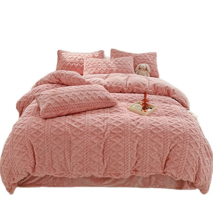 Plush Fleece Bedding Set | Warm Winter Duvet Cover