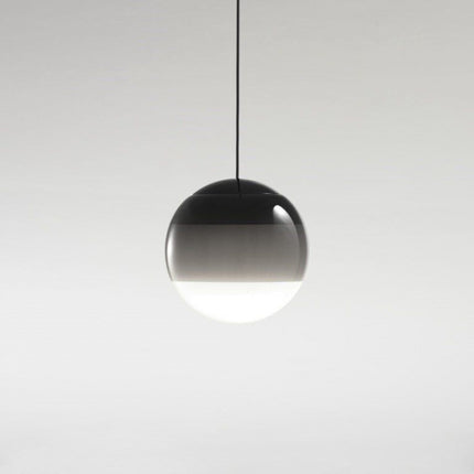 Nordic Minimalist Glass Sphere Pendant Light – Colourful Gradient Chandelier