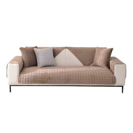 Anti-Slip Sofa Cover | Plush Fleece Couch Protector
