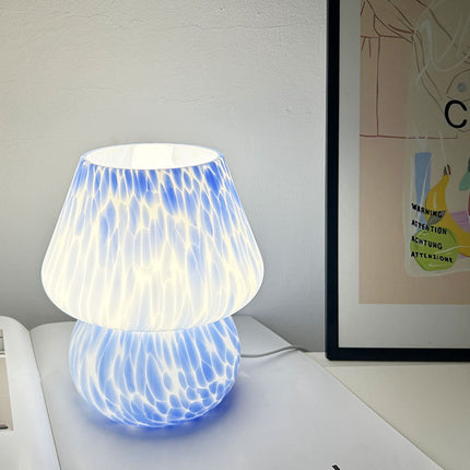 Mushroom Lamp – Blue, Dream Blue, or Orange | Modern Accent Lighting