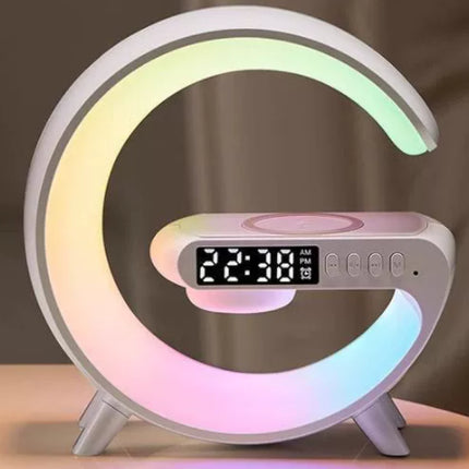 G-Shaped Smart LED Lamp, Bluetooth Speaker, Mood Light, Wireless Charger | 5 Colours