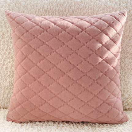 Modern Minimalist Velvet Cushion Covers – Pink, Blue, Gold, Orange, Green, or Sky Blue ✨