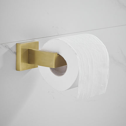 Brushed Gold Bathroom Towel Rack & Pendant Set ✨🛁