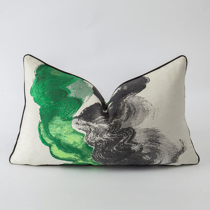 Ink Smoke Cushion Cover – Artistic Modern Pillow | Ikeame