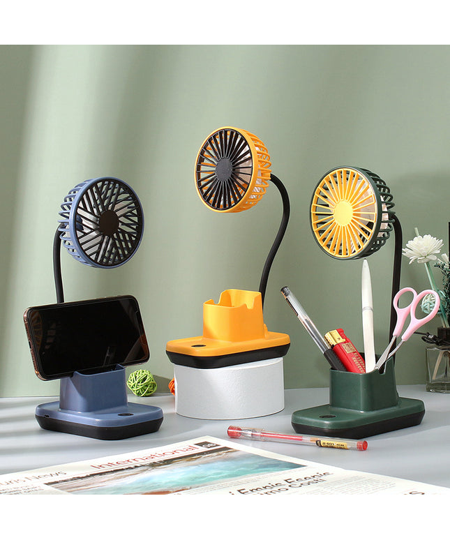 USB Desk Fan Pen Holder – Mini Cooling Desk Organiser