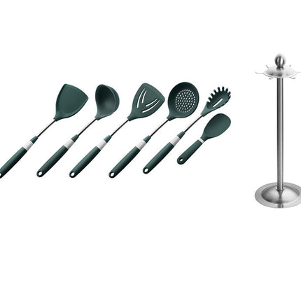 Silicone Spatula Set with Holder | Non Stick Cooking Tools
