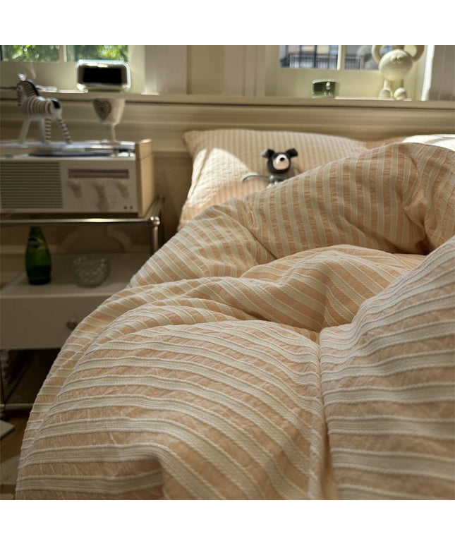 Striped Bedding Set | Soft Tencel Duvet Cover