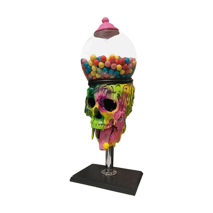 Multicoloured Skull Sweet Dispenser 💀 – Holds 150 Bubble-gum Balls
