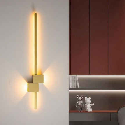 New Minimalist Line Wall Lamp Bedroom Bedside Lamp