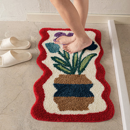 Oval Mat To Prevent Slip In Bathroom