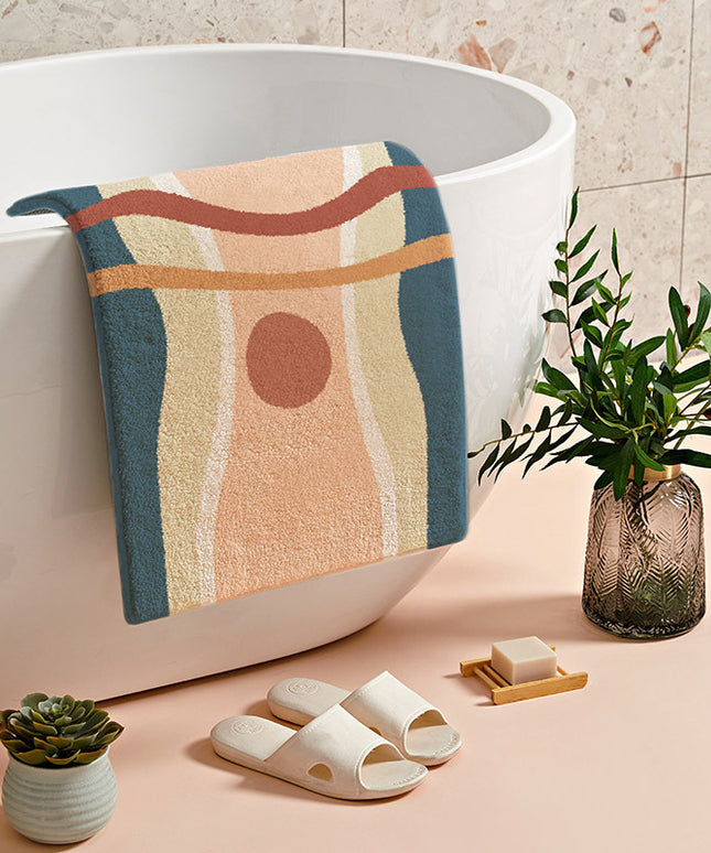Nordic Geometric Absorbent Non-Slip Floor Mat
