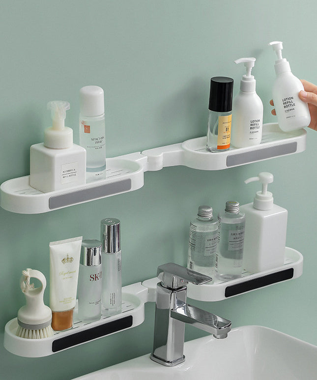 Bathroom Organizing Box Drain Rack No Punching Rotary Rack