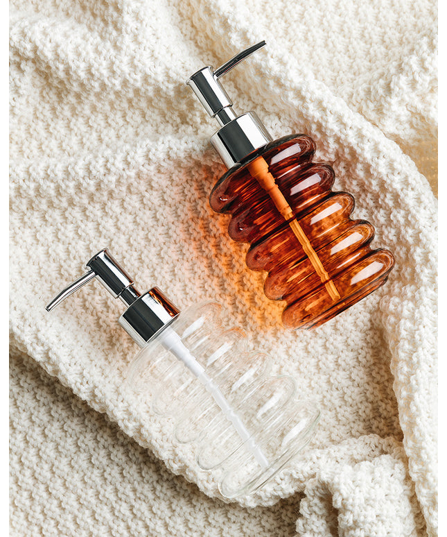 ✨ Glass Soap & Lotion Dispenser – Minimalist Bathroom Pump Bottle (300ml)