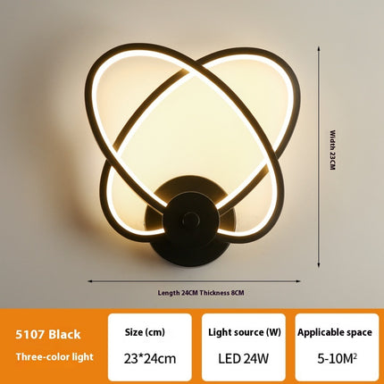 Simple Modern Bedroom Bedside Lamp Corridor Aisle Wall Lamp