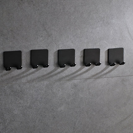 Space Aluminium No-Drill Wall Hook (Black)
