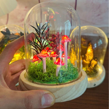DIY Mushroom Lamp Kit | Cottagecore Mood Light Craft Set