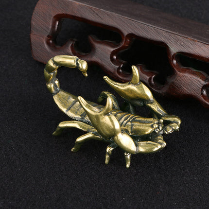 Brass Scorpion Pen Holder – Vintage Decorative Desk Organiser